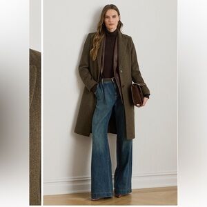 Lauren Ralph Lauren Peak Lapel Coat